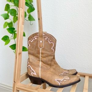 Leather Cowboy Boots